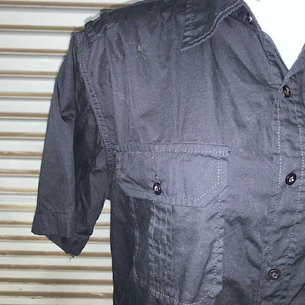 Paper Denim & Cloth black button up top - Picture 3 of 7